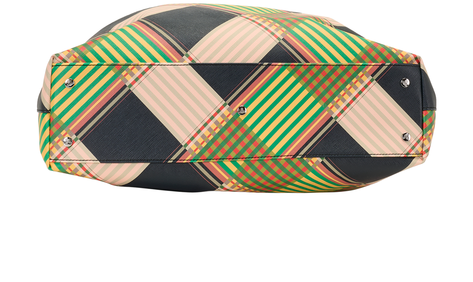 Tina tote, &pound;295, Handbags, Black/Green/Red/Yellow, Canvas, Top view